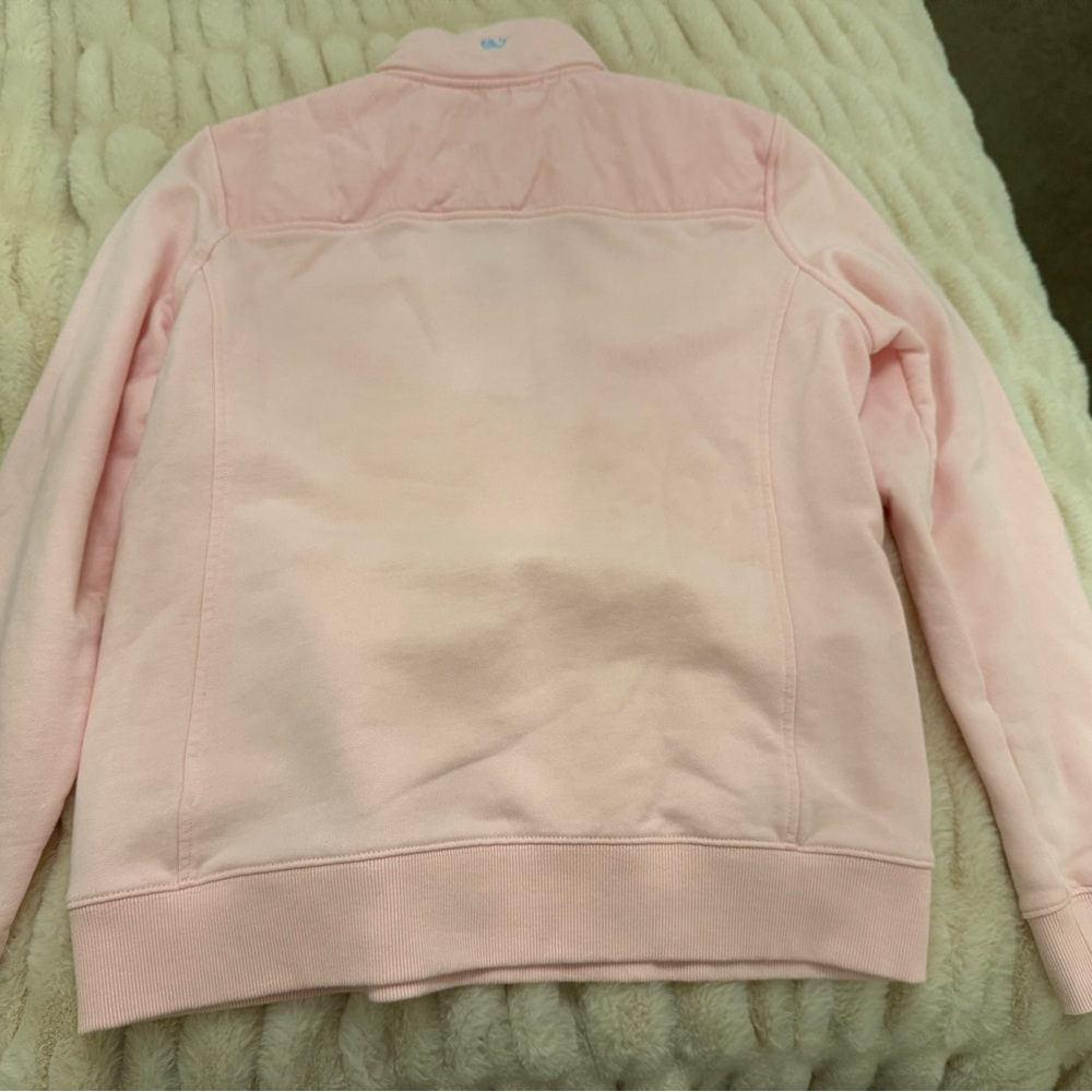 Vineyard Vines Light Pink Half-Zip Sweatshirt - Picture 5 of 6